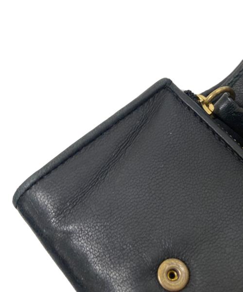 Maison Margiela（メゾンマルジェラ）Maison Margiela (メゾンマルジェラ) Glam Slam グラムスラム スリーフォールド ウォレット ブラック サイズ:下記参照の古着・服飾アイテム