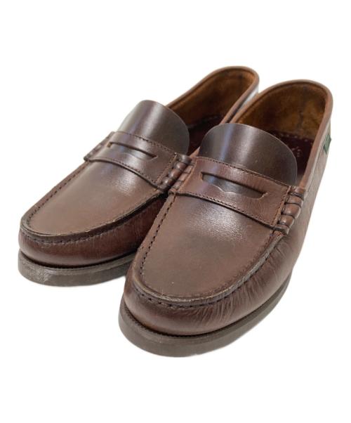 PARABOOT（パラブーツ）PARABOOT (パラブーツ) コインローファー ブラウン サイズ:5の古着・服飾アイテム