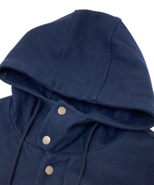 adidas（アディダス）adidas (アディダス) フーデッドコート ネイビー サイズ:2XOの古着・服飾アイテム