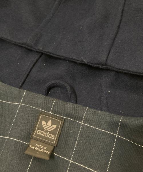 adidas（アディダス）adidas (アディダス) フーデッドコート ネイビー サイズ:2XOの古着・服飾アイテム
