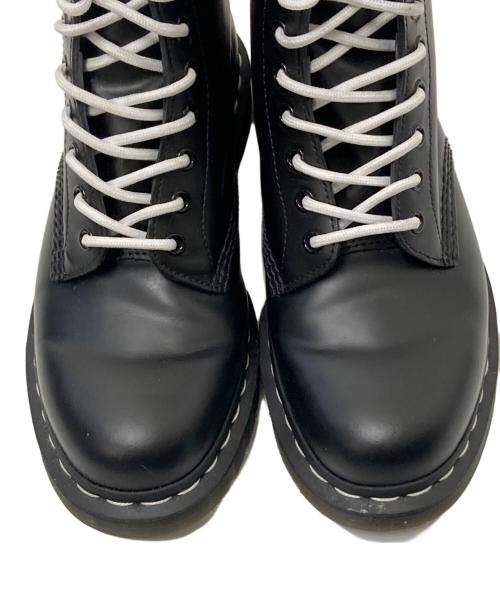 Dr.Martens（ドクターマーチン）Dr.Martens (ドクターマーチン) 1460ホワイトステッチ8ホールブーツ ブラック サイズ:US:9M/10Lの古着・服飾アイテム