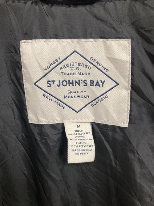 ST JOHN'S BAY（セントジョンズベイ）ST JOHN'S BAY (セントジョンズベイ) ダウンベスト ブラック サイズ:Mの古着・服飾アイテム
