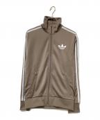 adidasアディダス）の古着「クラシック ファイヤーバード ルーズ トラックトップ」｜ブラウン