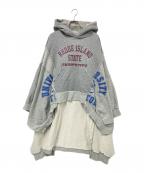 CIAOPANIC TYPY×etsintaチャオパニックティピー×エシンタ）の古着「リメイクパーカー」｜グレー