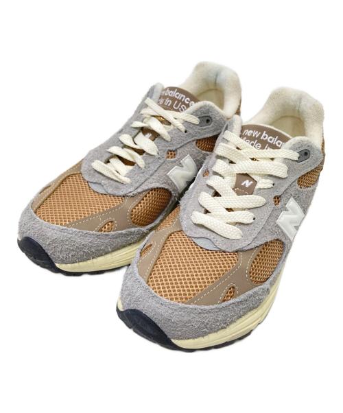 NEW BALANCE（ニューバランス）NEW BALANCE (ニューバランス) ローカットスニーカー グレー×ベージュ サイズ:27.0cmの古着・服飾アイテム
