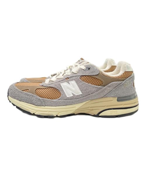 NEW BALANCE（ニューバランス）NEW BALANCE (ニューバランス) ローカットスニーカー グレー×ベージュ サイズ:27.0cmの古着・服飾アイテム