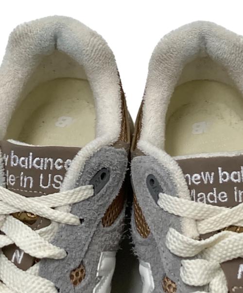 NEW BALANCE（ニューバランス）NEW BALANCE (ニューバランス) ローカットスニーカー グレー×ベージュ サイズ:27.0cmの古着・服飾アイテム