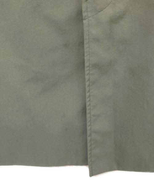 green label relaxing（グリーンレーベルリラクシング）green label relaxing (グリーンレーベルリラクシング) ナイロンオックス ステンカラーコート ‐撥水‐ グレー サイズ:Sの古着・服飾アイテム