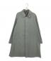 green label relaxing（グリーンレーベルリラクシング）の古着「ナイロンオックス ステンカラーコート ‐撥水‐」｜グレー
