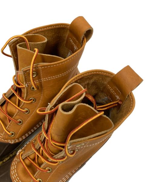 L.L.Bean（エルエルビーン）L.L.Bean (エルエルビーン) Bean Boot 8 ブラウン×ベージュ サイズ:9の古着・服飾アイテム