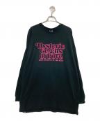 Hysteric Glamourヒステリックグラマー）の古着「ロングスリーブカットソー」｜ブラック