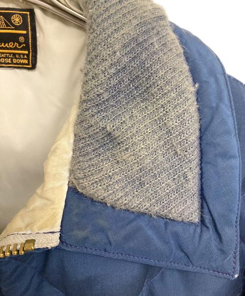 Eddie Bauer（エディーバウアー）Eddie Bauer (エディーバウアー) キルティングジャケット ブルー サイズ:下記参照の古着・服飾アイテム