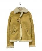 DSQUARED2ディースクエアード）の古着「ムートンジャケット」｜ベージュ