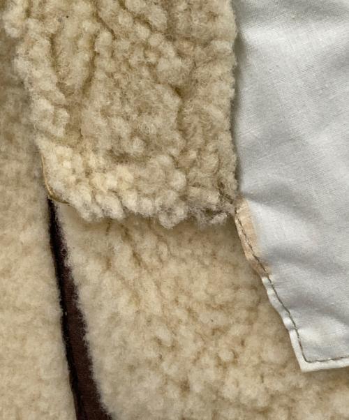 DSQUARED2（ディースクエアード）DSQUARED2 (ディースクエアード) ムートンジャケット ベージュ サイズ:44の古着・服飾アイテム