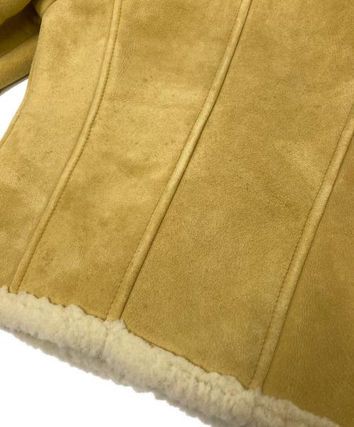 DSQUARED2（ディースクエアード）DSQUARED2 (ディースクエアード) ムートンジャケット ベージュ サイズ:44の古着・服飾アイテム