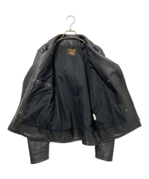 VANSON（バンソン）VANSON (バンソン) C2ダブルライダースジャケット ブラック サイズ:36の古着・服飾アイテム