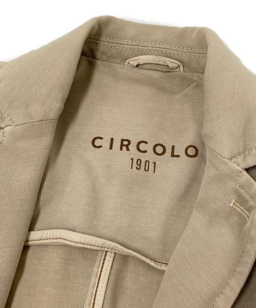 CIRCOLO 1901（チルコロ1901）CIRCOLO 1901 (チルコロ1901) 2Bジャケット ベージュ サイズ:44の古着・服飾アイテム