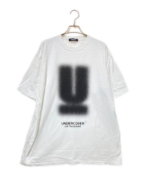 UNDERCOVER（アンダーカバー）UNDERCOVER (アンダーカバー) プリントTシャツ ホワイト×ブラック サイズ:4の古着・服飾アイテム