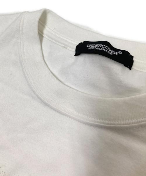 UNDERCOVER（アンダーカバー）UNDERCOVER (アンダーカバー) プリントTシャツ ホワイト×ブラック サイズ:4の古着・服飾アイテム