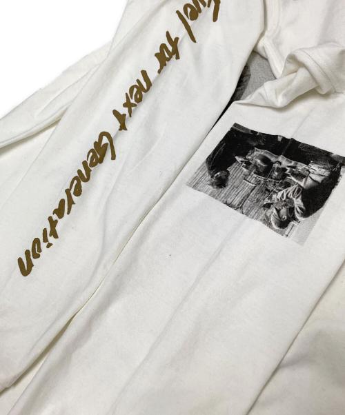 UNDERCOVER（アンダーカバー）UNDERCOVER (アンダーカバー) HUMAN MADE (ヒューマンメイド) グラフィックTシャツ ホワイト×ブラック サイズ:Lの古着・服飾アイテム