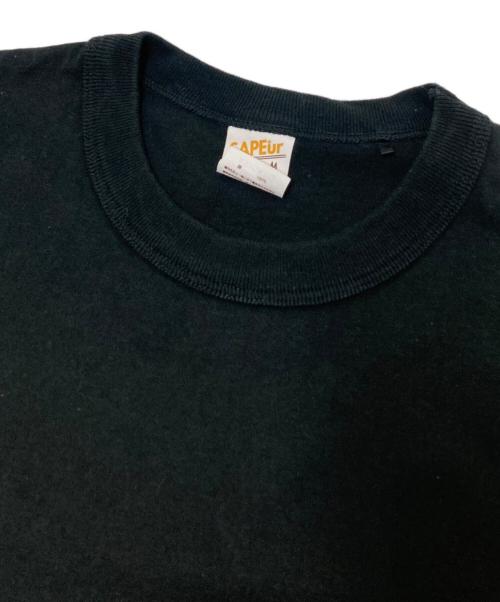 SAPEur（サプール）SAPEur (サプール) プリントTシャツ ブラック サイズ:Mの古着・服飾アイテム