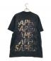 SAPEur (サプール) プリントTシャツ ブラック サイズ:M：6000円