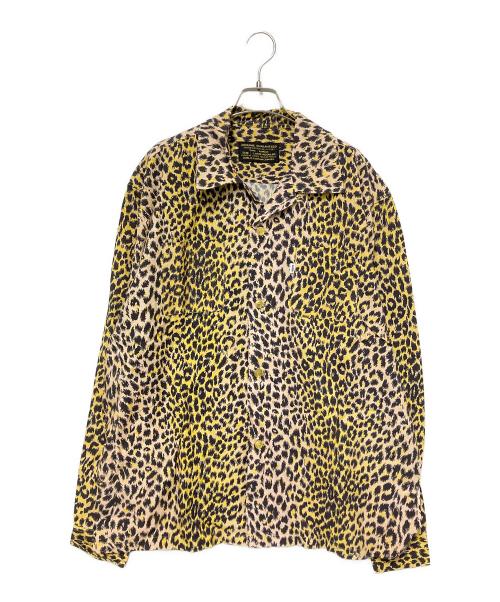 SAPEur（サプール）SAPEur (サプール) オープンカラーシャツ イエロー×ベージュ サイズ: L 未使用品の古着・服飾アイテム