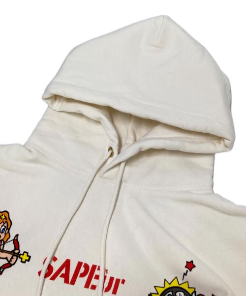 SAPEur（サプール）SAPEur (サプール) ビックリマン (ビックリマン) プルオーバーパーカー アイボリー サイズ:L 未使用品の古着・服飾アイテム