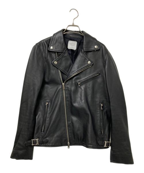 UNITED TOKYO（ユナイテッドトーキョー）UNITED TOKYO (ユナイテッドトーキョー) ラムレザーダブルライダースジャケット ブラック サイズ:1の古着・服飾アイテム