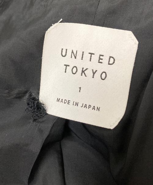UNITED TOKYO（ユナイテッドトーキョー）UNITED TOKYO (ユナイテッドトーキョー) ラムレザーダブルライダースジャケット ブラック サイズ:1の古着・服飾アイテム