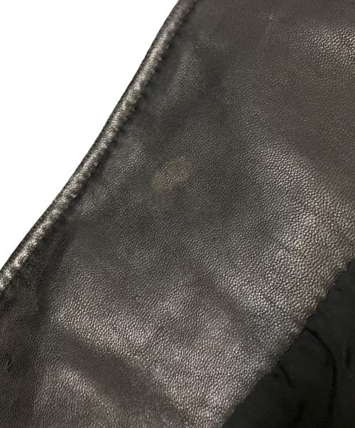 UNITED TOKYO（ユナイテッドトーキョー）UNITED TOKYO (ユナイテッドトーキョー) ラムレザーダブルライダースジャケット ブラック サイズ:1の古着・服飾アイテム