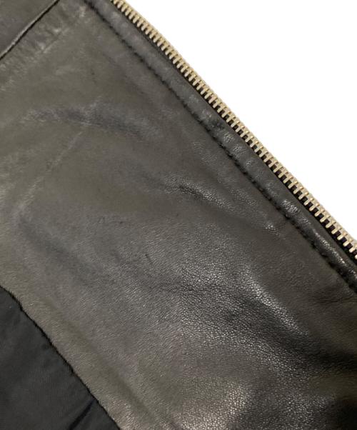 UNITED TOKYO（ユナイテッドトーキョー）UNITED TOKYO (ユナイテッドトーキョー) ラムレザーダブルライダースジャケット ブラック サイズ:1の古着・服飾アイテム