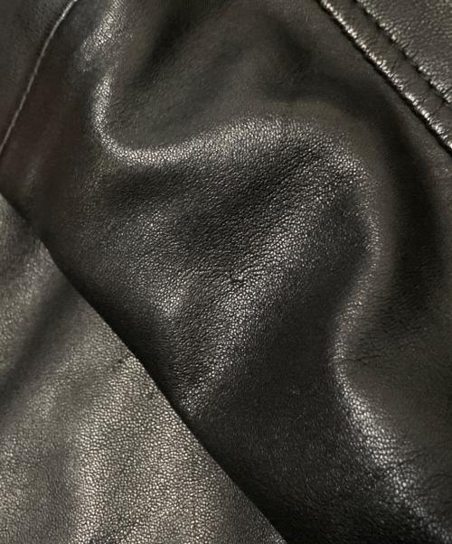 UNITED TOKYO（ユナイテッドトーキョー）UNITED TOKYO (ユナイテッドトーキョー) ラムレザーダブルライダースジャケット ブラック サイズ:1の古着・服飾アイテム