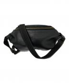 MR.OLIVEミスターオリーブ）の古着「レザーショルダーバッグ」｜ブラック