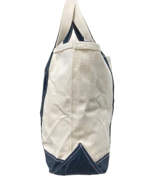 L.L.Bean（エルエルビーン）L.L.Bean (エルエルビーン) キャンバストートバッグ ホワイト×ブラック サイズ:下記参照の古着・服飾アイテム