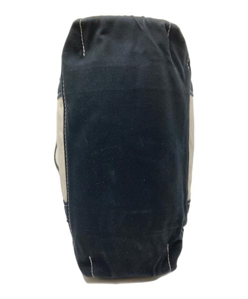 L.L.Bean（エルエルビーン）L.L.Bean (エルエルビーン) キャンバストートバッグ ホワイト×ブラック サイズ:下記参照の古着・服飾アイテム