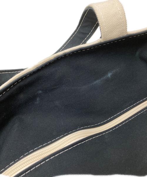 L.L.Bean（エルエルビーン）L.L.Bean (エルエルビーン) キャンバストートバッグ ホワイト×ブラック サイズ:下記参照の古着・服飾アイテム