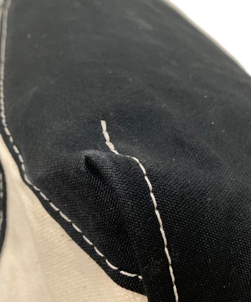 L.L.Bean（エルエルビーン）L.L.Bean (エルエルビーン) キャンバストートバッグ ホワイト×ブラック サイズ:下記参照の古着・服飾アイテム