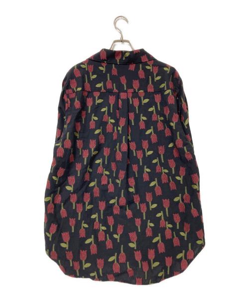 Needles（ニードルズ）Needles (ニードルズ) Italian Collar Shirt - R/W Tulip Jacquard ブラック サイズ:Mの古着・服飾アイテム