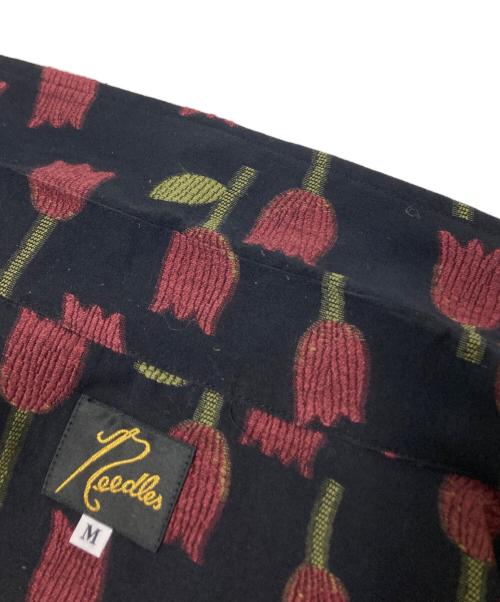 Needles（ニードルズ）Needles (ニードルズ) Italian Collar Shirt - R/W Tulip Jacquard ブラック サイズ:Mの古着・服飾アイテム