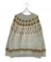 South2 West8（サウスツー ウエストエイト）の古着「Mohair Crew Neck Sweater - Nordic Skull」｜グレー