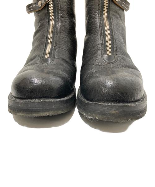 ROLLING DUB TRIO（ローリングダブトリオ）ROLLING DUB TRIO (ローリングダブトリオ) フロントジップブーツ ブラック サイズ:9hの古着・服飾アイテム