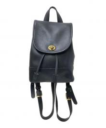 COACH（コーチ）の古着「グラブレザーリュック」｜ブラック