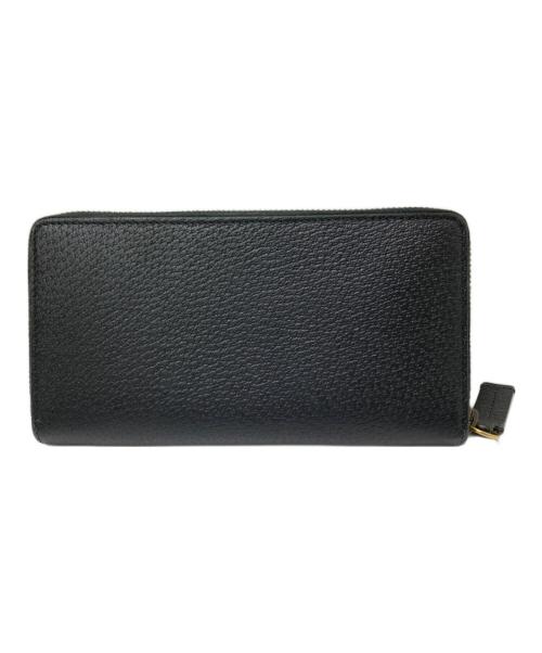 GUCCI（グッチ）GUCCI (グッチ) ジップアラウンドウォレット ブラック サイズ:下記参照の古着・服飾アイテム