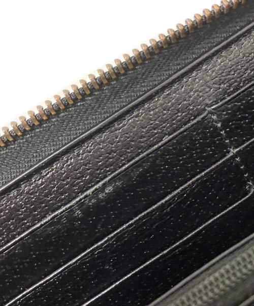 GUCCI（グッチ）GUCCI (グッチ) ジップアラウンドウォレット ブラック サイズ:下記参照の古着・服飾アイテム