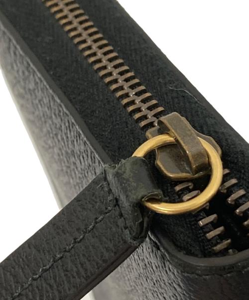 GUCCI（グッチ）GUCCI (グッチ) ジップアラウンドウォレット ブラック サイズ:下記参照の古着・服飾アイテム