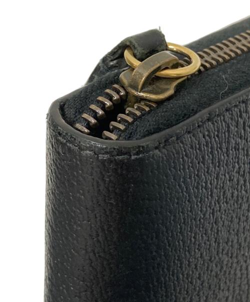 GUCCI（グッチ）GUCCI (グッチ) ジップアラウンドウォレット ブラック サイズ:下記参照の古着・服飾アイテム