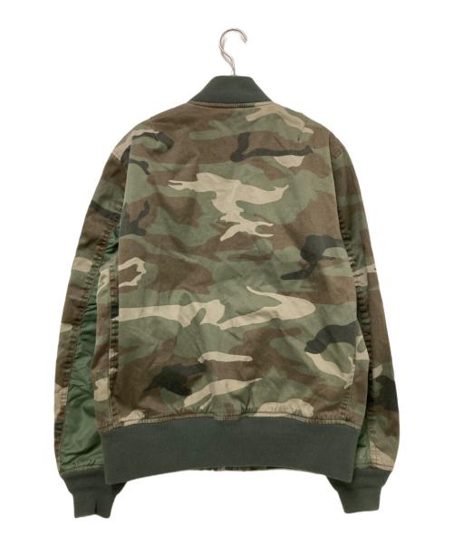 AVIREX（アヴィレックス）AVIREX (アヴィレックス) CAMOUFLAGE L-2B グリーン×ブラウン サイズ: Lの古着・服飾アイテム