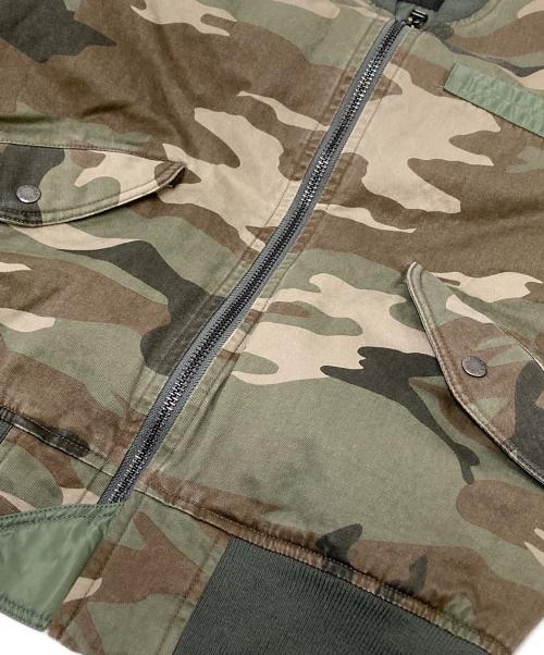 AVIREX（アヴィレックス）AVIREX (アヴィレックス) CAMOUFLAGE L-2B グリーン×ブラウン サイズ: Lの古着・服飾アイテム