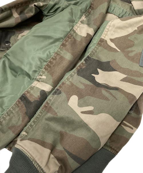 AVIREX（アヴィレックス）AVIREX (アヴィレックス) CAMOUFLAGE L-2B グリーン×ブラウン サイズ: Lの古着・服飾アイテム